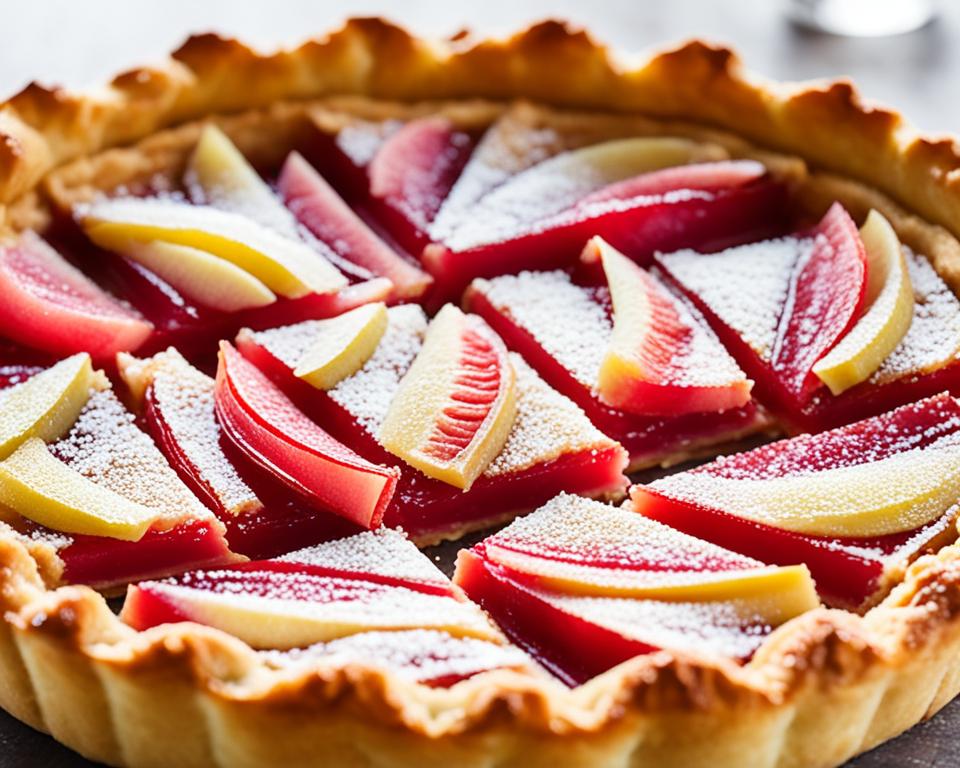 Flaky Rhubarb Tart